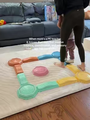 The perfect way to release energy and work on our motor skills #toddlerfinds #toddlerplay #motorskills #toddlertoys 