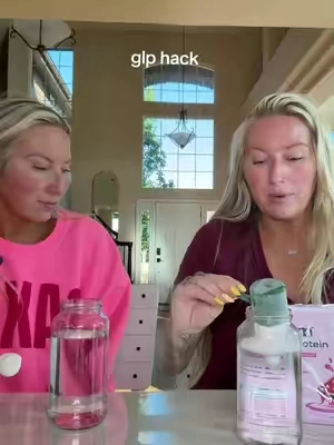 Protein first thing in the morning on a GLP protects your muscles, hair, skin and nails #clearprotein #glp #tiktokshopcreatorpicks 