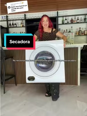Replying to @Sandra & Kiki 🥰 Una solución compacta para secar tu ropa en casa sin ocupar el espacio de una secadora tradicional 🙌 perfecta para apartamentos, RVs y espacios pequeños. ✨ #portabledryer#tiktokshopcreatorpicks#compactdryer#minidryer#euhomy 