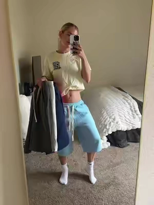 #GymTok #fitspo #sweatshorts 