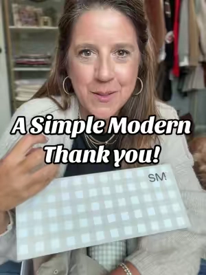 @Simple Modern thank you! 🥰🥹 #simplemodern #thankful #tiktokshopcreators #tiktokshopaffiliates #prpackageunboxing 