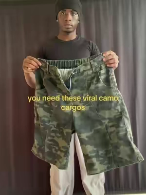 #tiktokshopcreatorpicks #menfashion #camocargo #camo #shorts