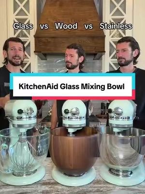 This is every bakers dream bowl! #kitchenaid #glassmixingbowl #standmixer #kitchenaidaccessories #tiktokshopcreatorpicks 