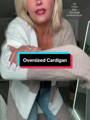#cardigan #oversizedcardigan #falloutfits #womensfashion #tiktokshopcreatorpicks 