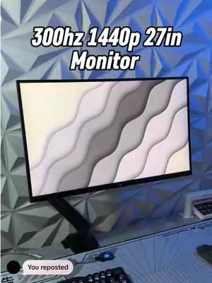 300hz 1440p 27inch Fast IPS Panel monitor KTC H27E6 #monitor #gamingmonitor #ktcmonitor #gaming #tiktokshopstockup 