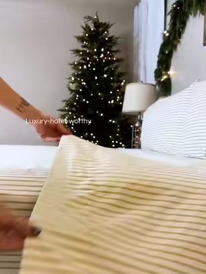 Feels like you’re sleeping on sheets from a luxury hotel, but they were affordable enough to where you could put them in every room of your home. @@CGK Linens##sheets##bedding##sheetsets##bedroomrefresh##cozyathome