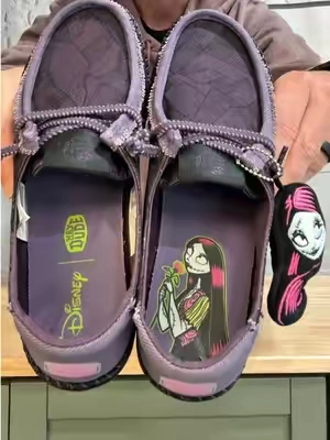 HEYDUDE Nightmare before Christmas shoe #heydude #disney #nightmarebeforechristmas #spookyseason