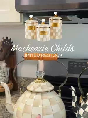 Replying to @S A S H A | Mystic Muse  Mackenzie Childs limited restock!  #mackenziechilds #qvc #spotlightfinds #giftsforher 