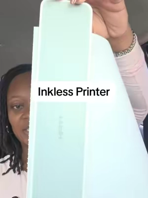 Replying to @joshewing7 yes you can absolutely write on this paper & the printer is so convenient you'll love it #inklessprinter #portableprinter 