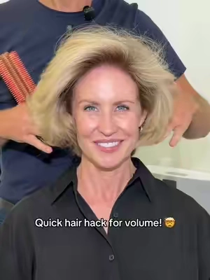 Quick volume hair hack: Raise the Root for instant-looking lift and fuller, more voluminous hair ✨  Perfect for creating big roots, bouncy blowouts, and long-lasting volume without the flat hair 🙌 @Giles Robinson #colorwowrtr #hairhack #volumehair #volumehairstyle #flathairtips 