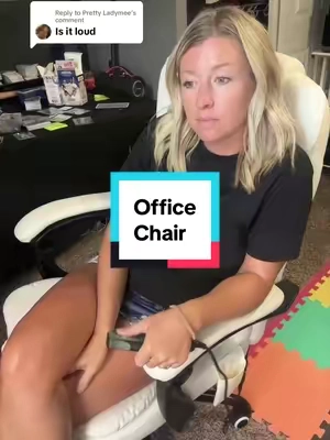 Replying to @Pretty Ladymee here ya go!! It’s pretty quiet #offifechair #chair #tiktokshopcreatorpicks #tiktokshopstockup  #chairwithfootrest 