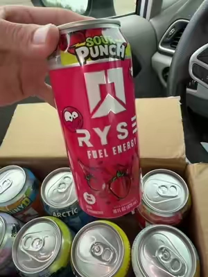 Finally, I get to try all the flavors #ryse #energydrinks 