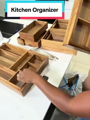 Here’s a kitchen organizer that fits a ton and actually looks good! #kitchenorganizer #qvc #qvctiktoksuperbrandday #kitchenorganization #falldealsforyou 