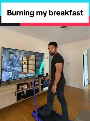 This works awesome! #tiktokshop #treadmill #walkingpad #cardio #workfromhome 