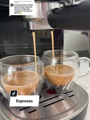 Respuesta a @Milagro espresso coffe #espresso #espressomachine #coffee #tiktokshopstockup 