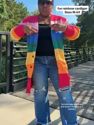 This one ended up being adorable!  Love the fun colors. It is long so I did size down to a M for a little bit of a shorter length. #tiktokshopcreatorpicks #midsizefashion #bloomchic #size14style #tiktokshopstockup @BloomChic 