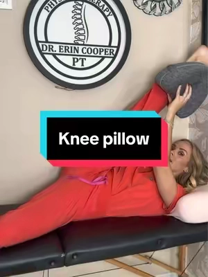 This little knee pillow is perfect for travel for the side sleepers! #kneepillow #sidesleeper #sidesleeppillow #memoryfoampillow #sleepposition 