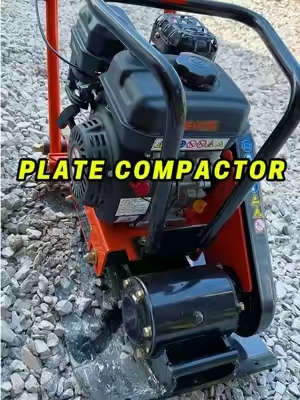 Heavy duty plate compactor #compactor #platecompactor #concretework #landscaping #dirtwork 