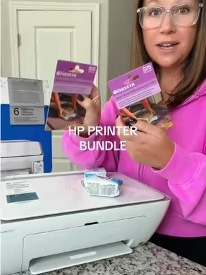 The bundle + the sale… the math is mathing 😂🖨️✨ #hprinter #printerdeal #homeprinter 