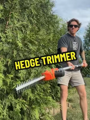 Check out this extending pole hedge trimmer from VEVOR #tools #cordless #hedgetrimmer 