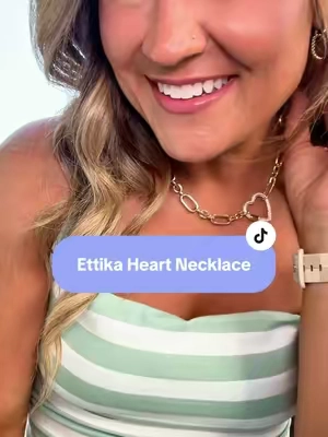 Cutest heart necklace 🤍 @Ettika 