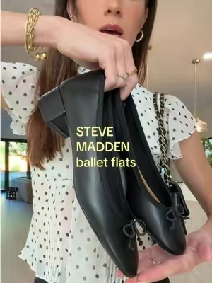 ok flawless I’m in love w these @stevemadden 🖤 fit true to size! #balletflats #stevemadden 