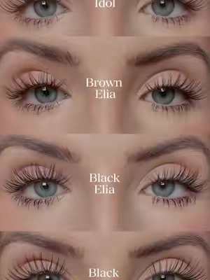 The holy grail of natural lashes — in black and brown. @OKAYLOVE #lashes #lashclusters #diylashextensions #brownlashes #natural 