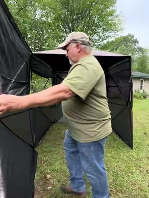 Vevor makes a great see-through hunting blind. Great price and free shipping right now. Get yours before they sell out. ##hunting##deerhunting##deer##deerseason##vevor