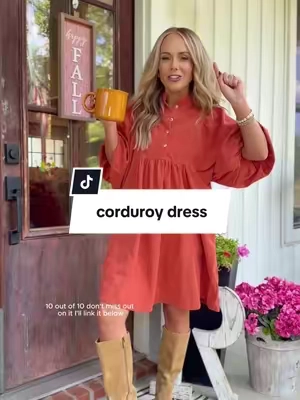 would be so cute as a thanksgiving dress 🤌🏼🤎🦃