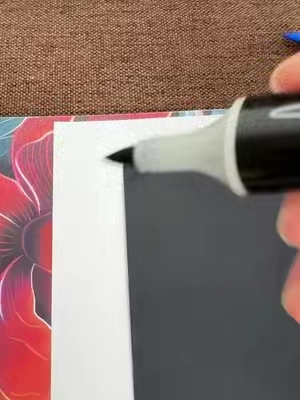 🎨 Okay, I’m seriously impressed with these JUSART acrylic markers! 💜#BbThreeHive #acrylicpainting #AcrylicMarkers #ColorTok #ColoringCommunity