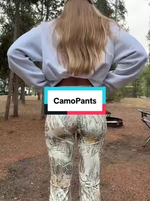 When the camo print does all the work, you barely have to style them. Add a simple top and you’re done. #CamoPants #FlarePants #CasualStyle #OutfitInspo #TikTokShopFinds