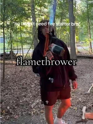 Love flamethrowers  #flamethrower #flamethrowers #firestarting #campfire #campinglife 
