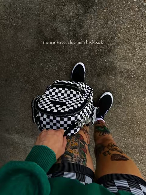 Seriously the cutest bag!! It has multiple pockets, a coin purse, adjustable straps, plenty of room, faux leather, and such a cutie😍 It always surprises me how much I can actually fit in here! Definitely worth it! Snag it in the orange cart🍂