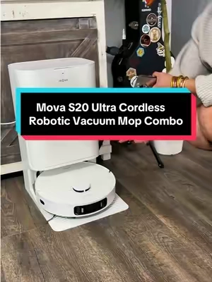 🧹✨ La parte de ser adulta que sí me gusta: que alguien más limpie por mí. 😂 Este robot aspira y trapea mientras yo hago literalmente cualquier otra cosa. #vaccum   #MOVA #RobotVacuum #CleaningTok #CleanHome 