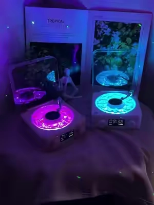 🎵USB & AUX compatible — works with laptop, phone, tablet. Perfect for desk setup#WhiteNoiseSpeaker #WirelessSpeaker #SleepAid #DeskSpeaker #AmbientLight
