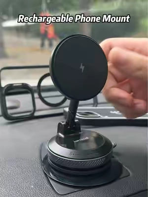 A phone mount and charger in one.
  🧲⚡ Easy to grab, stays secure, 
 and never falls off. 
 Every driver's perfect copilot. 🚗
 #SummerWins #DealsForYouDays #phonemount #carphoneholder #carsoftiktok 