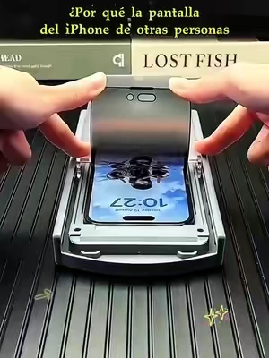¡Vista frontal clarísima, vista lateral como apagado! Ya puedes chatear y poner contraseñas en público sin esconderte.#onefish #fyp #screenprotector #tiktokmademebuyit #iphone18 