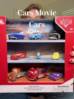 From Lightning McQueen to Mater, Sally, Luigi, and Guido, this Disney Cars figure set is packed with fan favorites. 🏁✨  @Disney Store #carsmovie #lightningmcqueen #mater #toycar #disneystore 