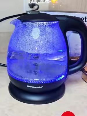 Glass Kettle 1L Auto #cafeteraelectrica #tiktokshopstockup @QVC, Inc cafetera electrica