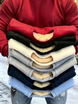 Men’s Fleece-Lined  Hoodie l Super Warm For Fall&Winter#mensfashion #MensStyle##wintetoutfit#menswear 