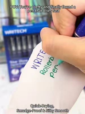 I love these pens for making tiny notes! My new favorite pens and they write so smooth!🙇‍♀️💭brings me back to elementary school days when everyone was obsessed with gel pens! 😍😍😍#pen #stationery #nurselife #backtowork #tiktokmademebuyit 