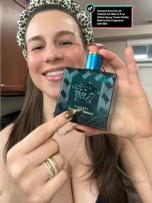 Envío gratis!!✅😍✨súper rico fresco y elegante!! Versace Eros Eau de Toilette para hombres 3.4 oz 100ml Spray Tester Bottle Bold Iconic Fragrance with Mint Green Apple Lemon Tonka Bean Geranium Vanilla Notes Woody Ámbar cítrico #erosversace #perfumesoriginales #perfumesmasculinos #perfumecheck #perfumes 
