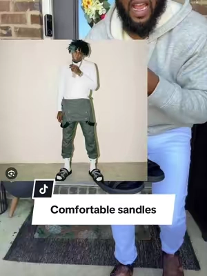 Comfortable Velour Sandals 