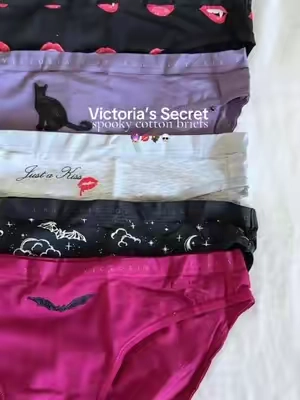 The perfect cotton briefs for spooky season 🔮💋 @Victoria's Secret #victoriassecret #cottonbriefs #womensunderwear #spookyseason #halloween 