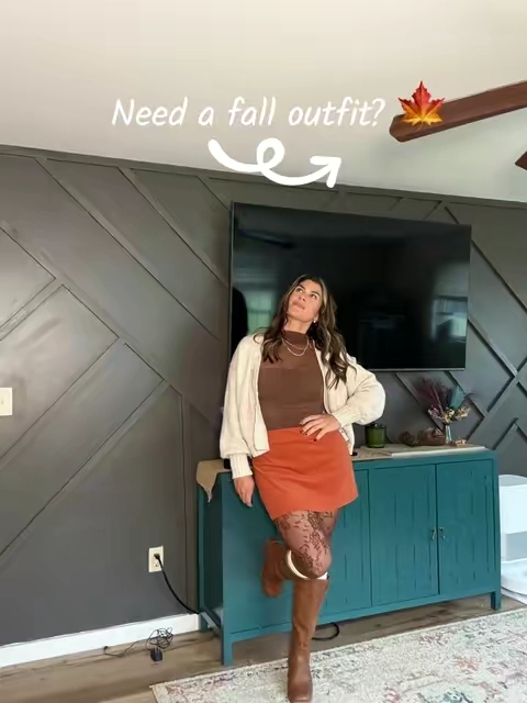 Head to toe TikTok shop #falloutfits #outfitinspo #skirtoutfits #tiktokshopoutfit #fallfashion 