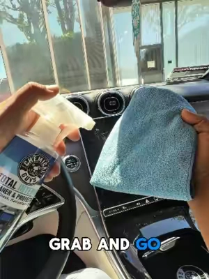 One product. Your entire interior. ✨ Total Interior cleans dashboards, door panels, navigation screens, leather, vinyl, and more—leaving behind a fresh, clean finish! #ChemicalGuys #TotalInterior #InteriorCleaner #CarInterior #InteriorDetailing #CarCleaning #AutoDetailing #CleanCar #DetailingTok #CarTok #TikTokShopStockUp