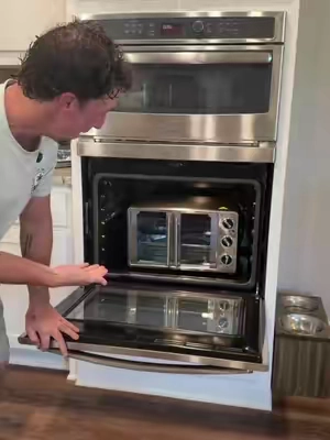 Elite Gourmet Convection Countertop Oven. works as a countertop convection oven, so you can roast chicken, bake, toast, and cook full meals faster while saving space and energy. The @QVC, Inc sale right now is going to be hard to beat. #qvc #countertopoven #homeessentials #rvlife #tiktokshopstockup 