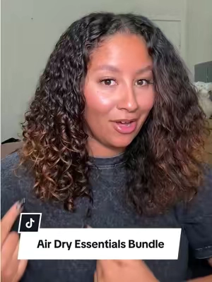 Air-dried hair doesn’t have to mean frizzy hair 💫💆🏽‍♀️ #frizzyhair #airdrycream #hairhack #falldealsforyou  