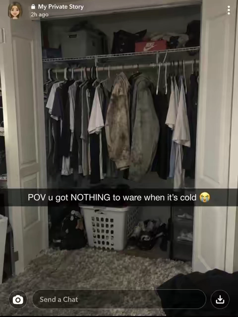 All winter and fall I wear a jacket 