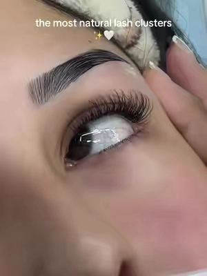 my go to natural lashes when i don’t want to wear mascara 😇 style: vivid ✨ #fypシ #naturallashes #lashclusters #eyelashclusters #naturalmakeuplook @YouLuck Beauty 